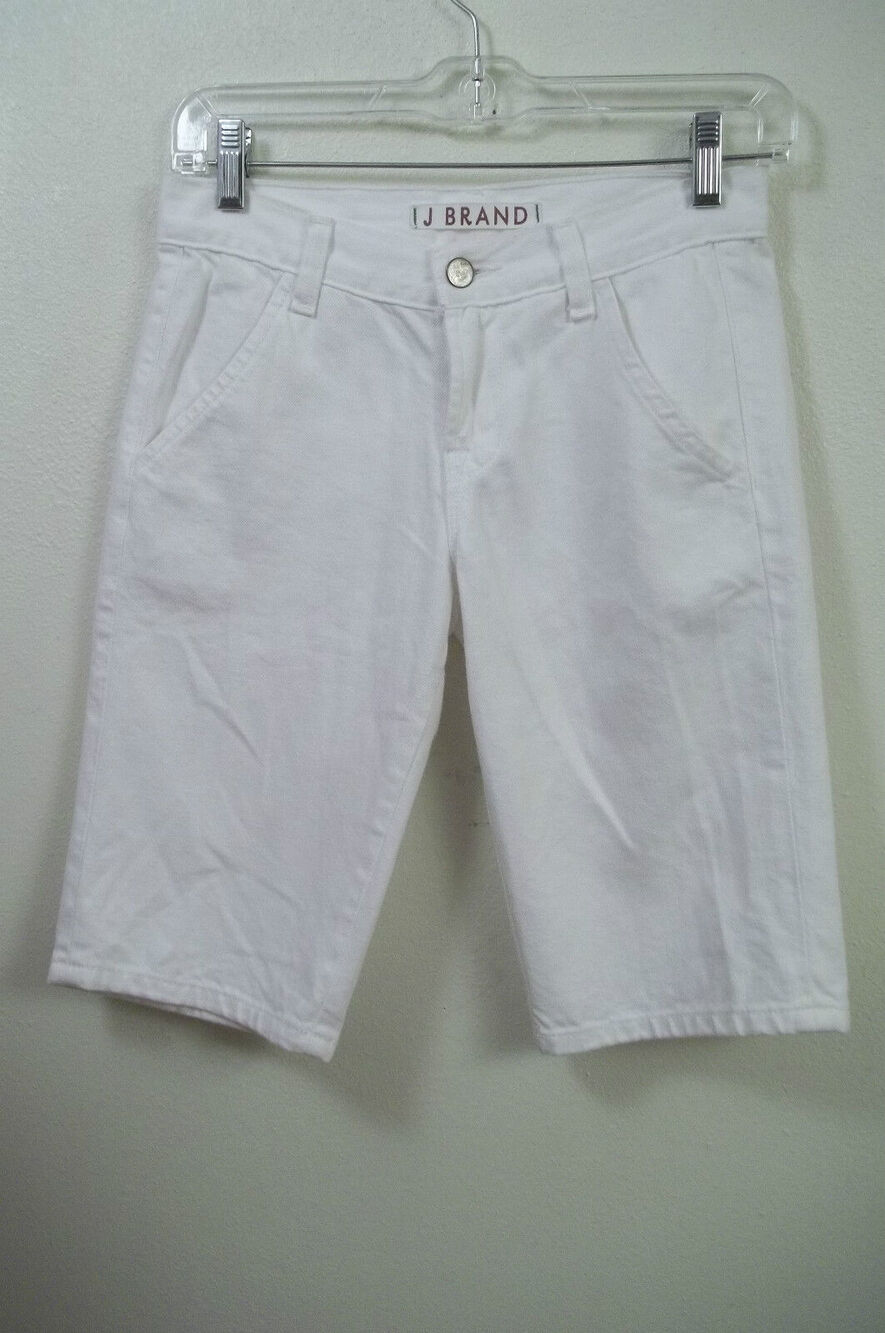 J BRAND White Denim Jean Walking Shorts 23